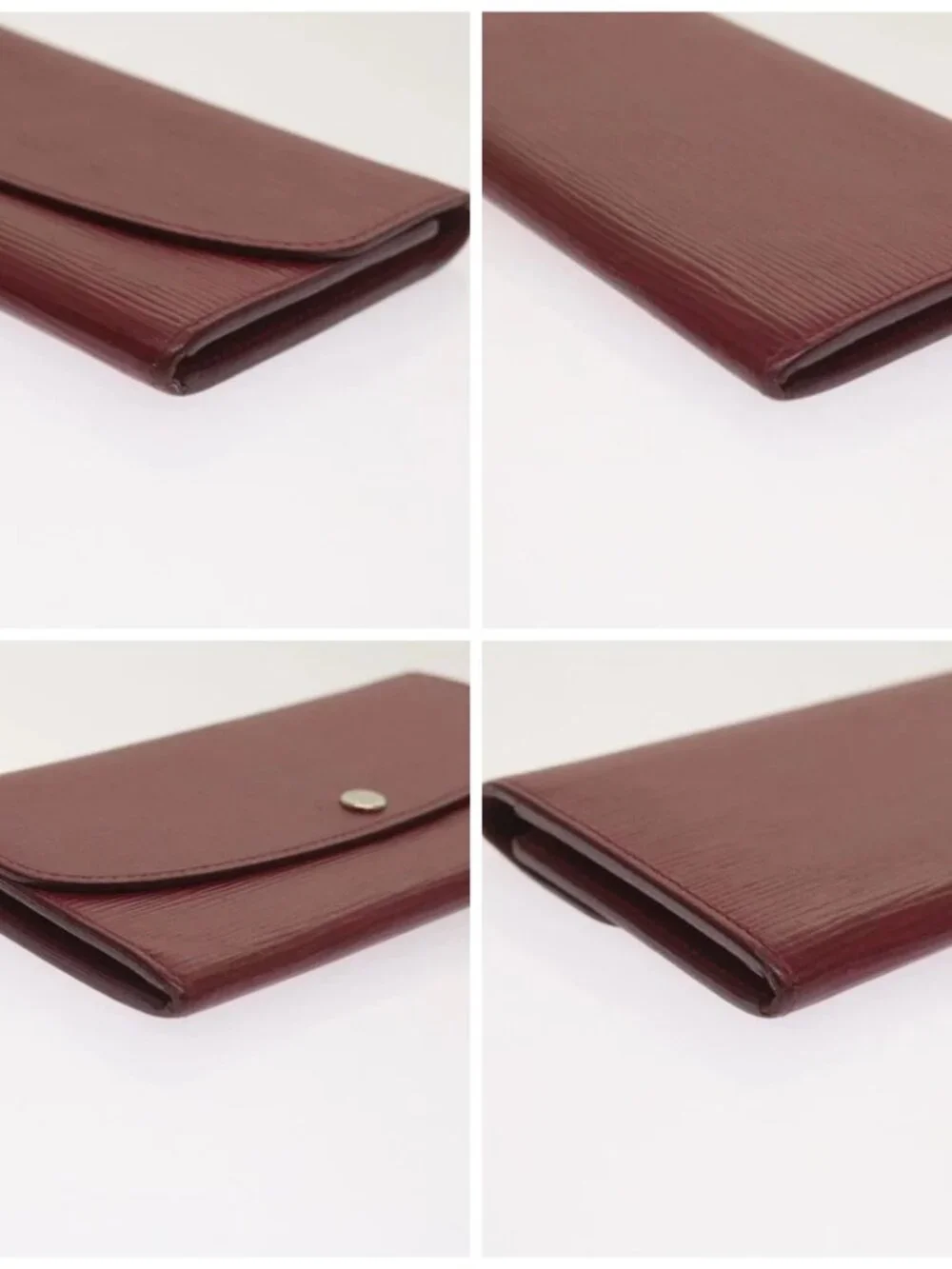 LOUIS VUITTON Epi Portefeuille Emily Long Wallet Fuchsia M60851 LV Auth hk1064